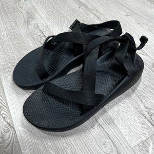 Chaco Mens z Cloud Classic Black Waterproof Outdoor Hiking Sandals Size 12